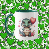 Mug Ajouter un message à l'alligator