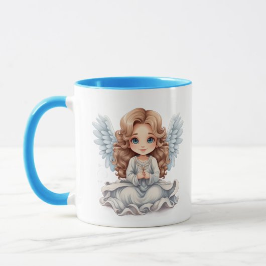 Mug Ajouter un monogramme Angel (Gauche)