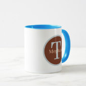 Mug Ajouter un monogramme Angel (Devant droit)