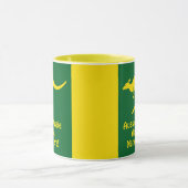 Mug Ajouter un nom, Aussie Aussie Aussie Green Gold Ka (Centre)