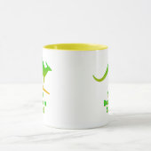 Mug Ajouter un nom, Best Dad Australia, Green Gold Kan (Centre)