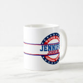 Mug Ajouter un nom Campagne politique personnalisée (Devant droit)