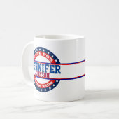 Mug Ajouter un nom Campagne politique personnalisée (Devant gauche)