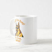 Mug Ajouter un nom Changer tout le texte, berger allem (Devant gauche)
