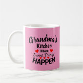 Mug Ajouter un nom Changer tout le texte grand-mas cui (Gauche)