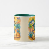 Mug Ajouter un nom de texte, meurtre, méfait et café (Centre)