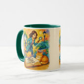 Mug Ajouter un nom de texte, meurtre, méfait et café (Devant gauche)