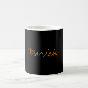 Mug Ajouter un nom Elegant Creative Classic Handwritin