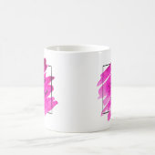 Mug Ajouter un nom Modifier le texte Elle Shop rose Br (Centre)