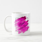 Mug Ajouter un nom Modifier le texte Elle Shop rose Br (Gauche)