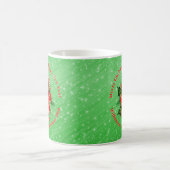 Mug Ajouter un nom Modifier le texte Rouge Vert Noël (Centre)
