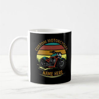 Mug Ajouter un nom Modifier le texte Vintage Rainbow M