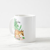 Mug Ajouter un nom Numbat Australian Animal (Devant gauche)