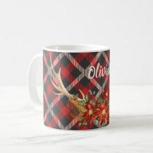 Mug Ajouter un nom - Oh Deer Woodland Antlers