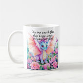 Mug Ajouter Un Texte, Notre Amour S'Étend Plus Haut -  (Gauche)