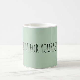 MUG AJOUTER UN TEXTE PERSONNALISÉ COULEUR VERT