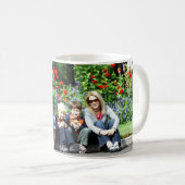 Mug Ajouter une PHOTO Paysage de famille, maison, vaca (Devant droit)