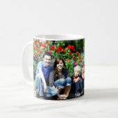 Mug Ajouter une PHOTO Paysage de famille, maison, vaca (Devant gauche)