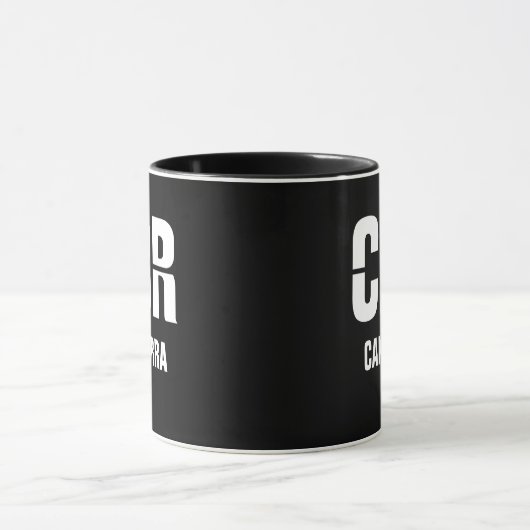 Mug Ajouter votre code et votre ville - Code d'aéropor (Centre)