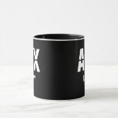 Mug Ajouter votre code & ville - Code aéroport ABX ALB (Centre)