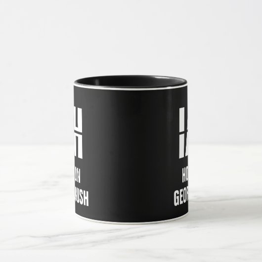 Mug Ajouter votre code & ville, code aéroport IAH HOUS (Centre)