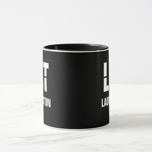 Mug Ajouter votre code & ville - Code aéroport LST LAN (Centre)