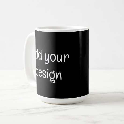 Mug ajouter votre conception (Devant gauche)