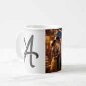 MUG AJOUTER VOTRE IMAGE DE COUPLE ET NOM ULTÉRIEUREMEN (Devant gauche)