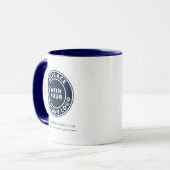 Mug Ajouter votre logo d'entreprise et le site Web de (Devant gauche)