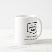 Mug Ajouter votre logo d'entreprise et votre site Web  (Devant droit)