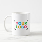 Mug Ajouter votre logo d'entreprise Simple promotionne (Gauche)
