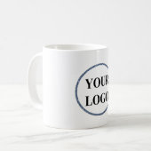 Mug AJOUTER VOTRE LOGO Moderne Simples vacances de Noë (Devant gauche)