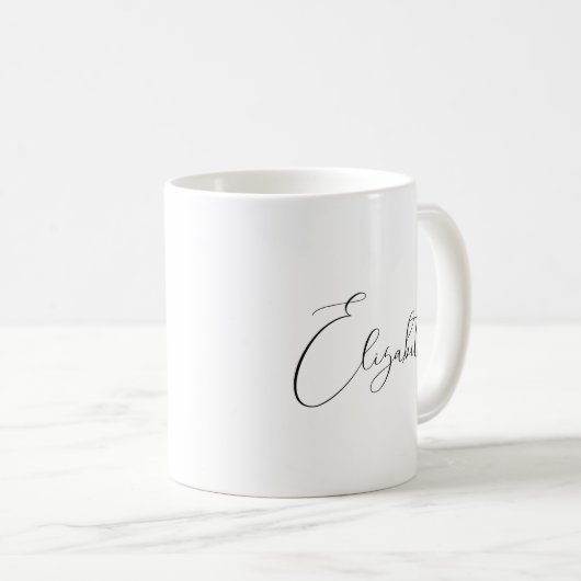 Mug Ajouter votre Modèle de nom de script personnalisé (Devant droit)