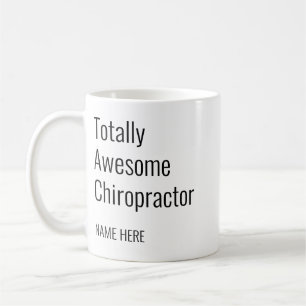 Mug Ajouter Votre Nom Chiropraticien Totalement Awesom