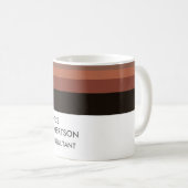 Mug Ajouter Votre Nom Minimaliste Moderne (Devant droit)