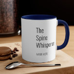 Mug Ajouter Votre Nom Spine Whisperer Chiropractor<br><div class="desc">La tasse le fait à tout moment si vous n'êtes pas sûr de quel cadeau obtenir pour votre meilleur chiropraticien jamais parce que qui n'aime pas une tasse chaude de chocolat ou de café après une dure journée de travail. Ajoutez le nom à cette tasse pour la rendre personnelle en...</div>