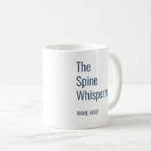 Mug Ajouter Votre Nom Spine Whisperer Chiropractor Cus (Devant droit)