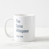 Mug Ajouter Votre Nom Spine Whisperer Chiropractor Cus (Gauche)