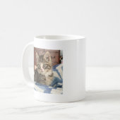 Mug Ajouter votre photo de chat Kitty préférée (Devant gauche)