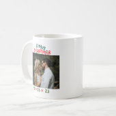 Mug Ajouter votre photo Joyeux Noël (Devant gauche)