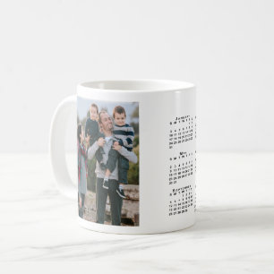 Mug Ajouter votre photo personnalisée Calendrier 2021