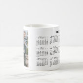 Mug Ajouter votre photo personnalisée Calendrier 2021 (Centre)