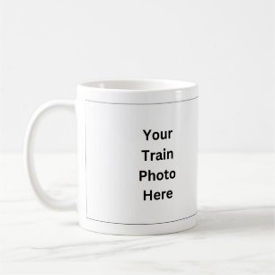 Mug Ajouter votre propre photo de train (avant et arri