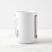 Mug Ajouter Votre Propre Photo Modern Girly Nom Person (Centre)