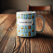 Mug Ajouter votre propre texte mignon Motif de bouteil