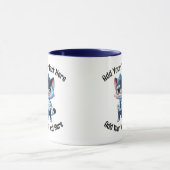 Mug Ajouter Votre Texte Agent De Police Whimsical Café (Centre)