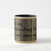 Mug Ajouter votre texte personnalisé - Eng (Centre)