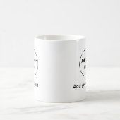 Mug ajouter votre texte simple minimum personnalisé aj (Centre)