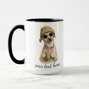 Mug Ajoutez le nom et la photo de votre chien