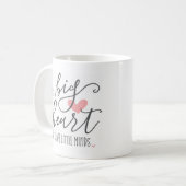 Mug Ajoutez le nom et l'année, personnalisée lui prend (Devant gauche)